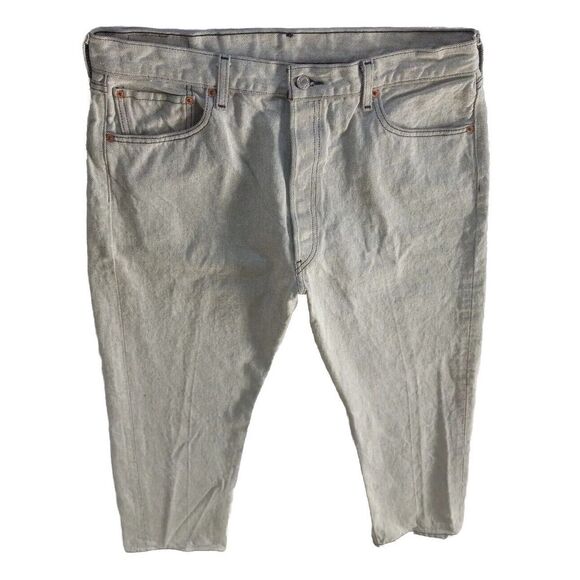 Vintage LEVI'S 501 XX Men's 38x32 Denim Jeans‎ Straight Light Gray 80s 90s - Picture 8 of 16